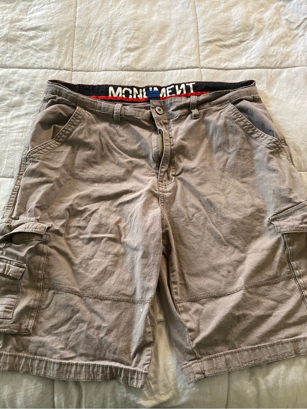 Men's Cargo Shorts - Taupe Brown by Monument